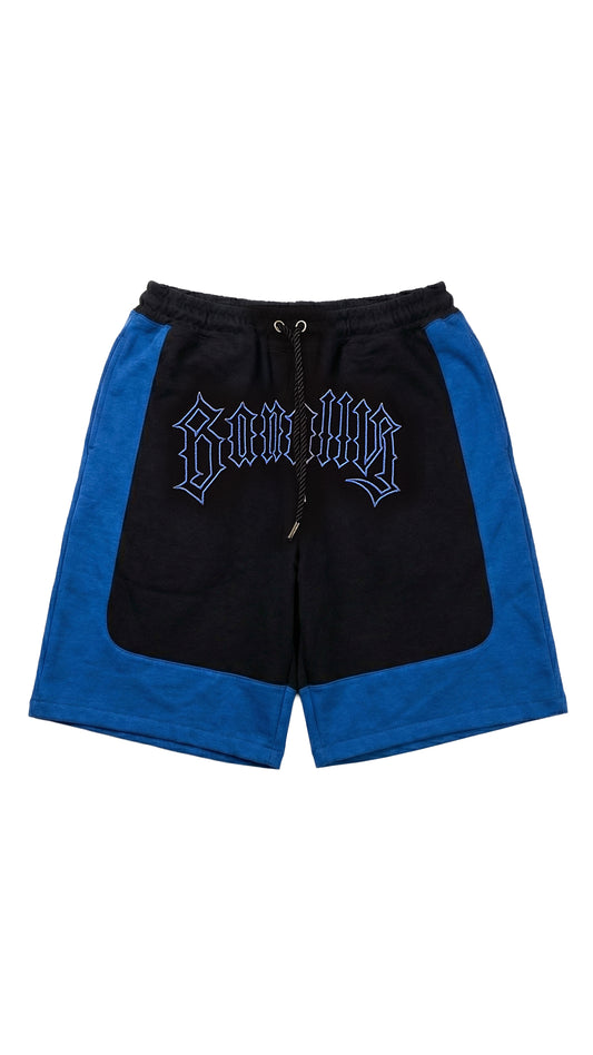 Short BANALLY Combinado - Azul y Negro