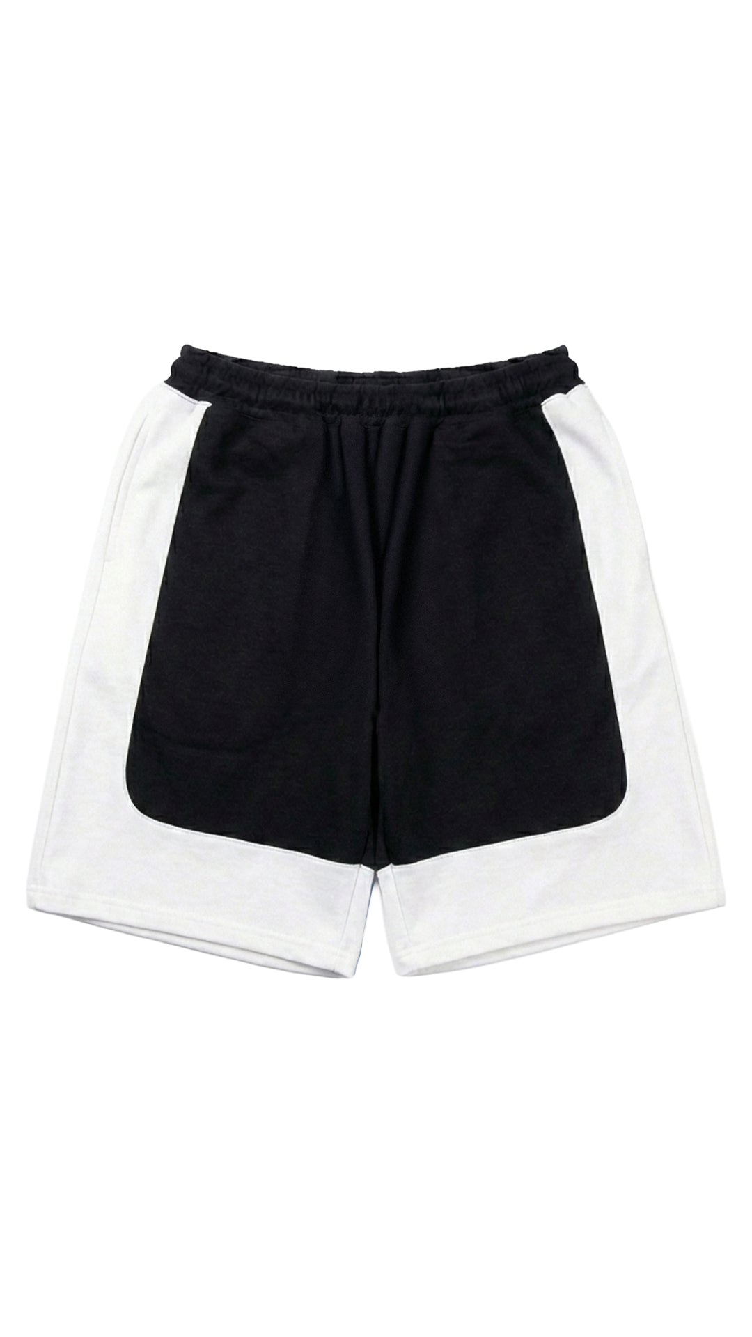 Short BANALLY Combinado - Blanco y Negro